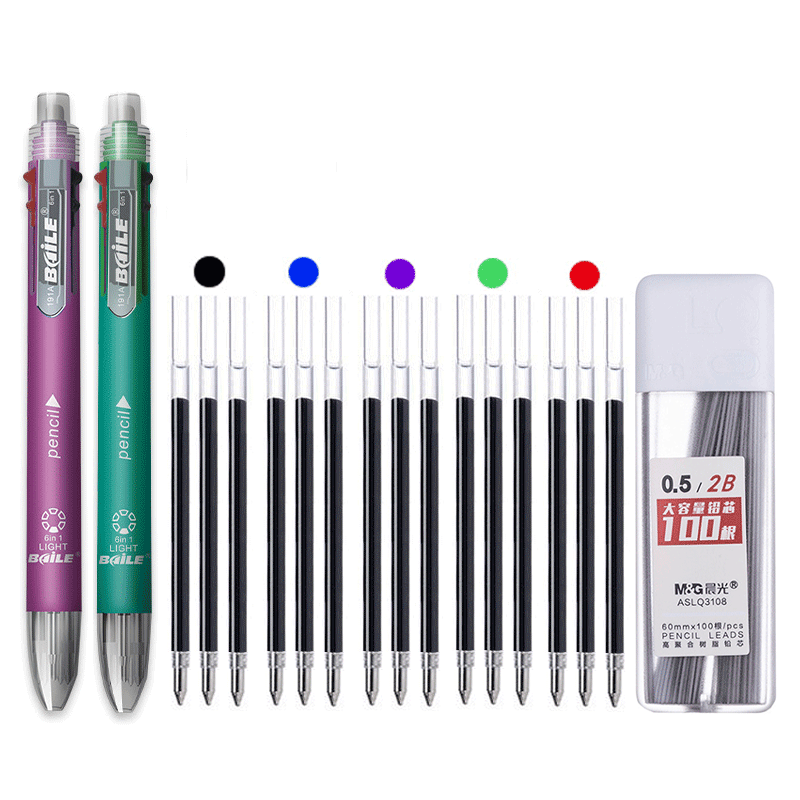 Staedtler Pencil Lumocolor - 6 In 1 Multicolor Pen Balpen