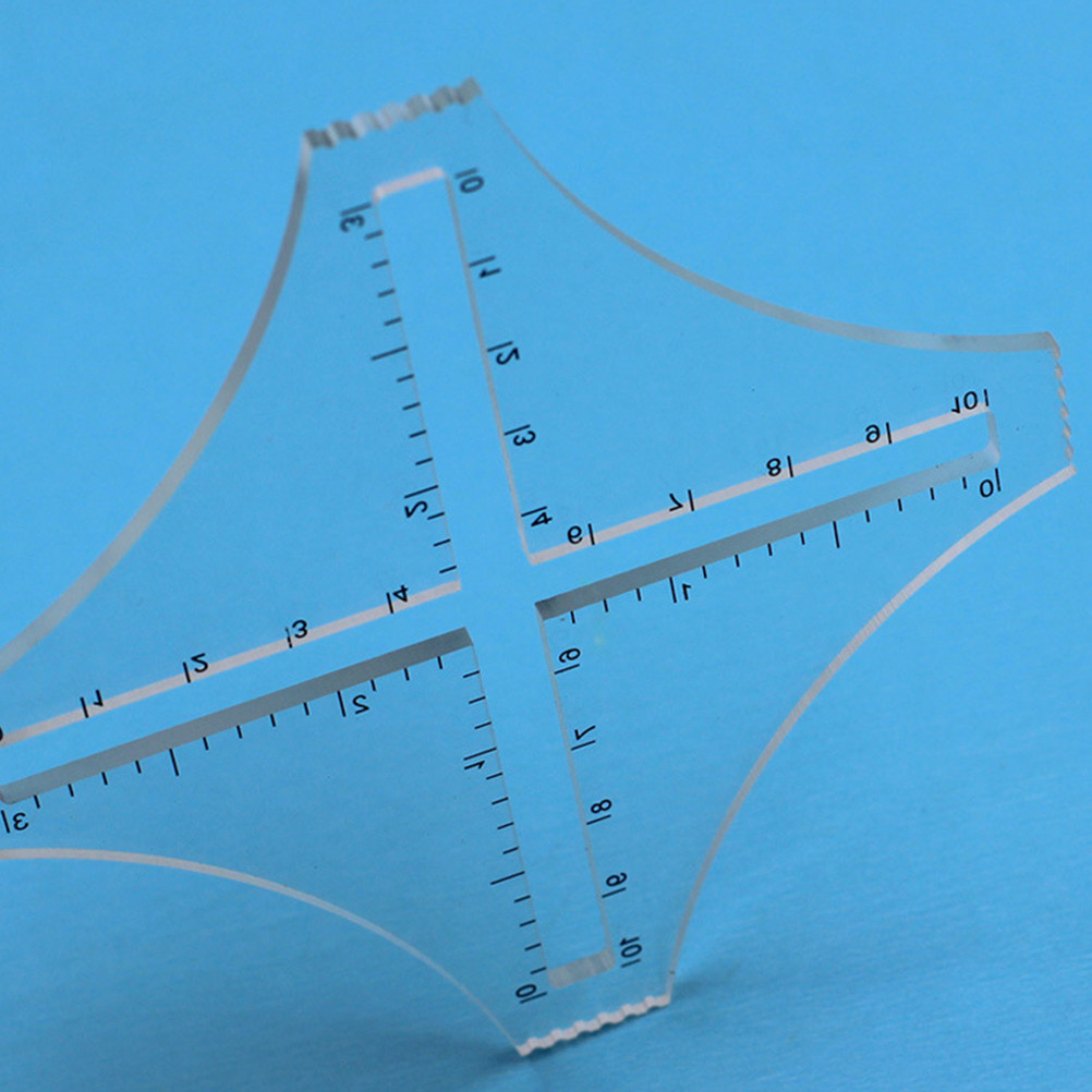 Sewing Gauge Ruler - Breidenschaal, professioneel acryl meetinstrument voor wol,