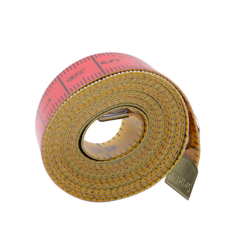 Sewing Gauge Ruler - 1.5M Zachte Meetlint Kledingmaatlint Met Drukknopen