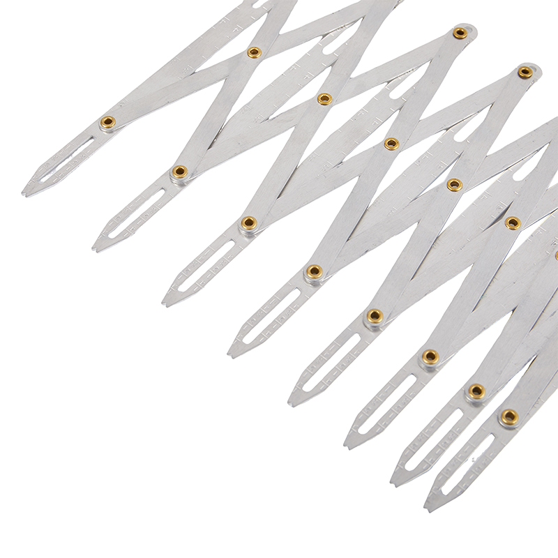 Sewing Gauge Ruler - △ Knopgatverdeler Uitbreidbare knutselgids Regel Naaimeter