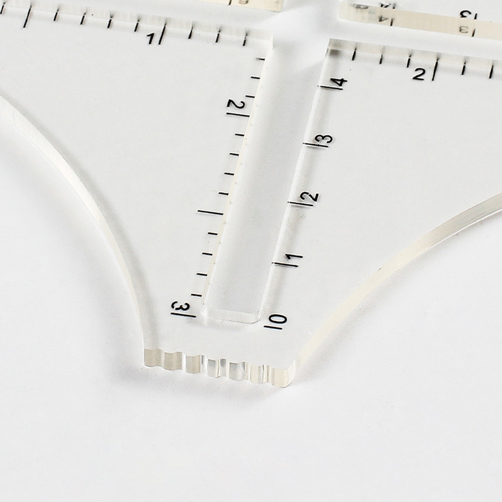 Transparante breiplaat voor he - Sewing Gauge Ruler recensie en prijs