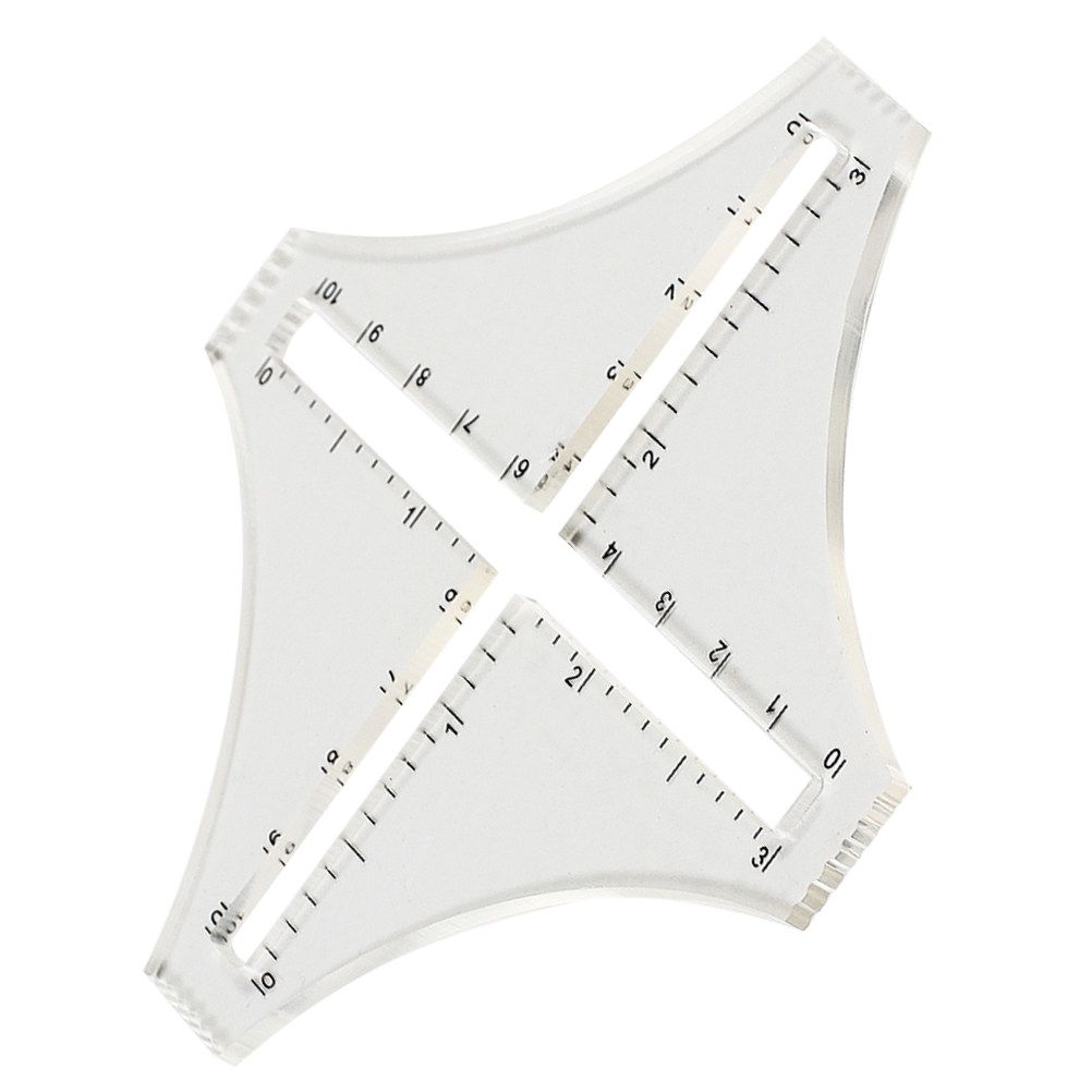 Transparante breiplaat voor he - Sewing Gauge Ruler recensie en prijs